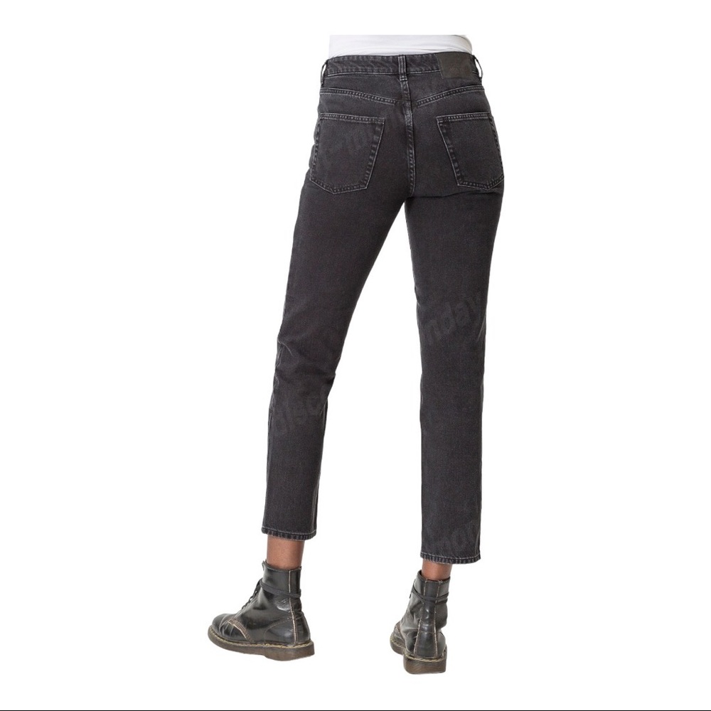 Cheap Monday Jeans Woman Revive Syntax Black Jeans Syntax Black 27/32 - Picture 9 of 13
